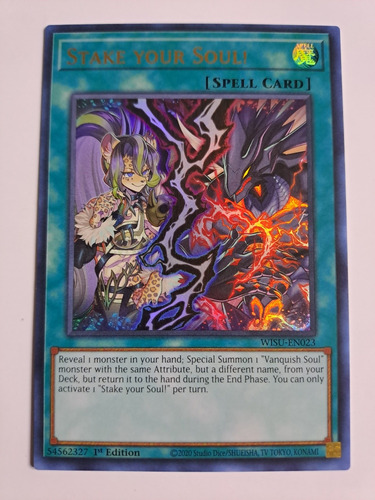 Stake Your Soul Wild Survivors Ultra Rare Yugioh 