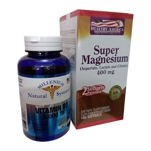 Vitamina D3 + Super Magnesio - Unidad a $95000