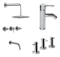 Comprar Set Griferías Hydros Zen Lever Baño Con Monocomando Lavatori