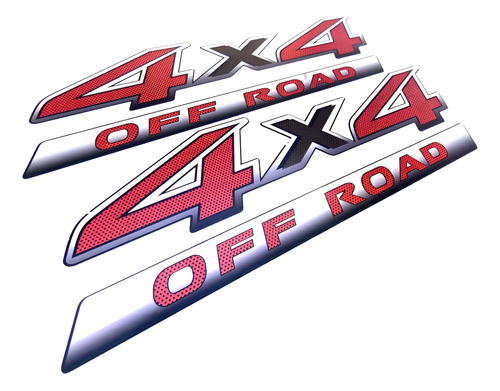 Par Adesivos Amarok 4x4 Off Road Vermelho