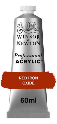 Tinta Acrílica Winsor & Newton Prof 60ml S1 Óxido de Hierro Rojo