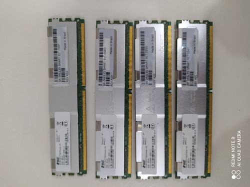 Imagem 1 de 3 de Memória Ecc Hynix Pc2-5300f 16gb 4x4gb