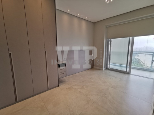 Imagem 7 de 25 de Apartamento No Unlimited Em Santos - Vista Total Para O Mar Em Santos - Ap00822 - 70299444