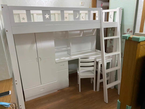 Camarote Madera Escritorio Gabinete Mini Closet / Nordikcl