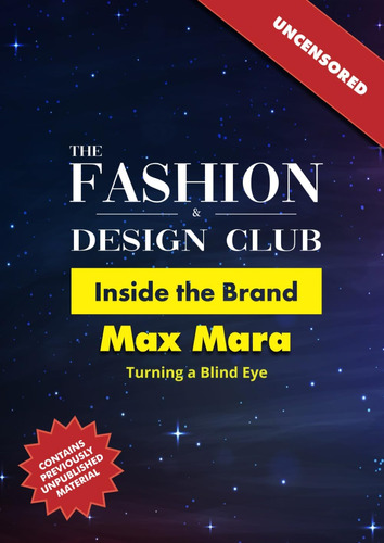 Libro: Inside The Brand: Max Mara: Turning A Blind Eye