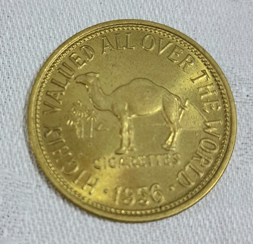 Moneda Medalla Publicidad 20 Camel Año 1956 Cigarettes