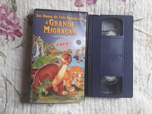 Vhs Em Busca Do Vale Encantado A Grande Migração ( Dublado) (Usado)