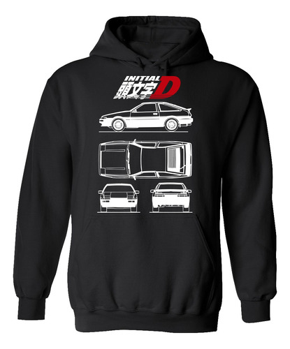  Sudadera Initial D Trueno Anime Racing Autos Carreras M3596