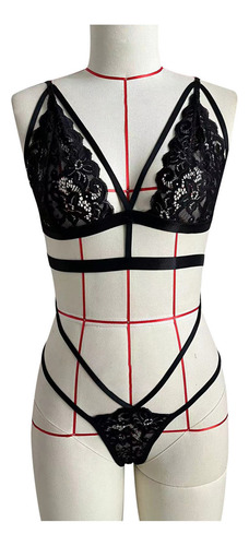 Ropa Interior Hueca Con Encaje Para Mujer Bragas Y Calzonci