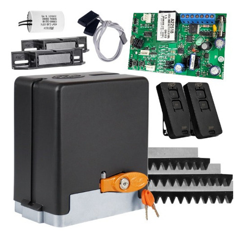 Kit Motor Deslizante Ppa Dz Stark 500 Kg Legero 8,5 Segundos Frequência 60hz Tamanho Da Engrenagem Z14 127