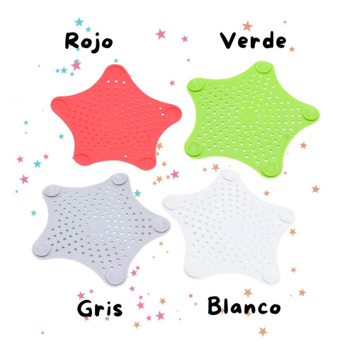 Dúo Filtro Colador Para Drenaje Ducha Fregadero Estrella