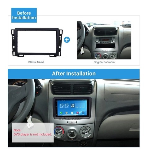 Imagen 1 de 2 de Consola Adaptador De Reproductor De 2 Din Chevrolet Sail