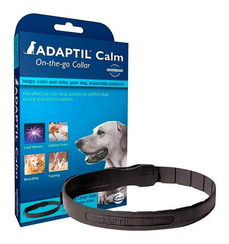 Imagen 1 de 10 de Adaptil Collar Feromona Perros Grandes Ansiedad Anti Stress