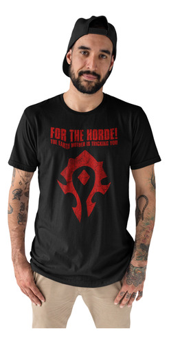 Camisa, Camiseta World Of Warcraft Horde Rpg Mmorpg Games