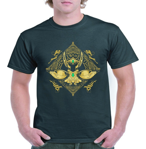 Playera Caballero Del Zodiaco Dorado Acuario Hombre