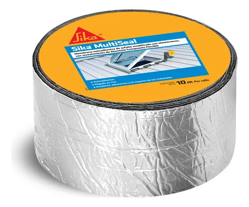 Membrana Asfáltica Autoadhesiva Sika - Rollo 10mts X 10cm