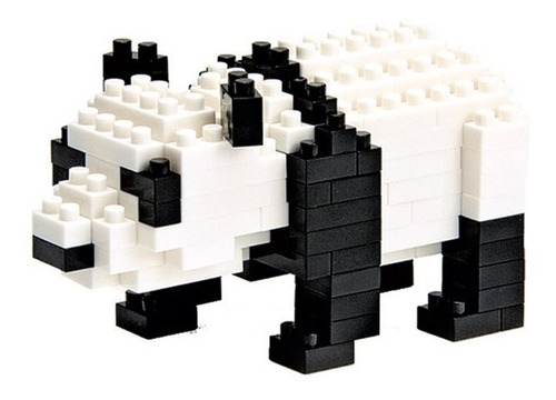 Imagen 1 de 4 de Panda Gigante - Microbloques Nanoblock 