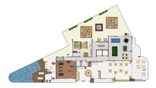 Imagem 3 de 15 de Apartamento, 1 Dorms Com 46.14 M² - Caiçara - Praia Grande - Ref.: Alv94 - Alv94