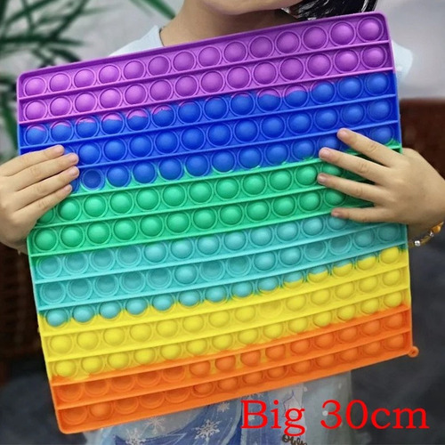 W Pacotes De Brinquedo Fidget Baratos Pop It Pad Tamanho