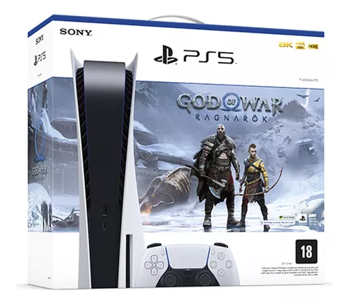 Console Mídia Física Com God Of War Ragnarok Playstation 5 Cor Branco