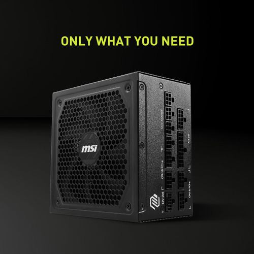 Fuente De Alimentación Msi Mag A1000gl Pcie 5 1000w 80 Plus