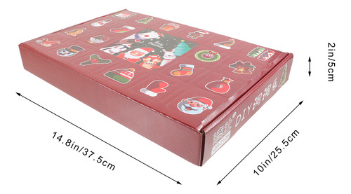 Caja Para Sorteos Con Compartimento Navideño, Caja Para Rifa