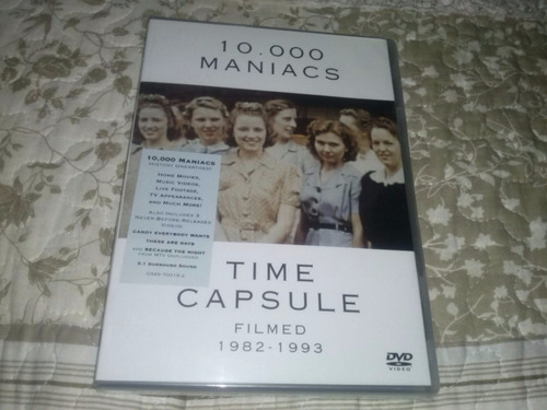 Dvd 10,000 Maniacs Time Capsule.   Nuevo