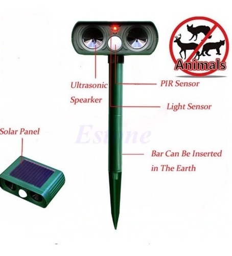 Solar Alimentado Pest Animal Animal Repeller