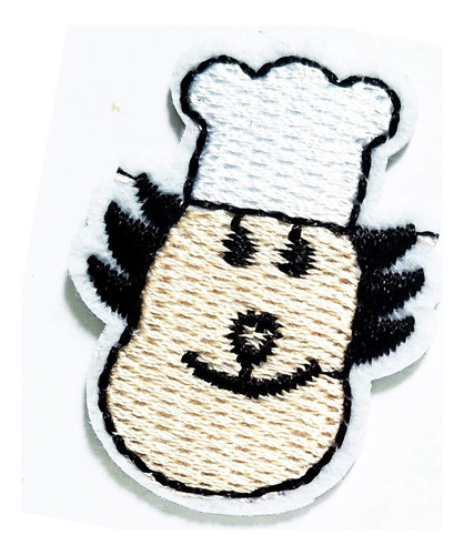 Set 3 Pcs Mini Small Chef Iron On Cute Chef Cooking Car...
