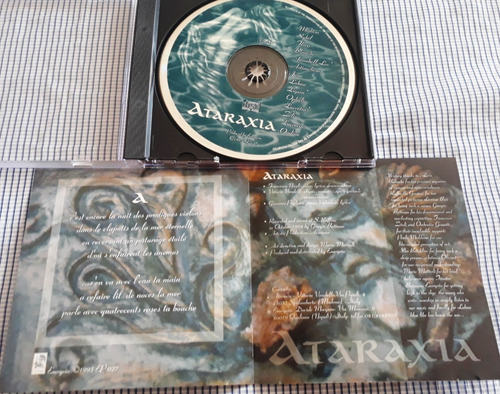 Cd Ataraxia - La Malédiction D'ondine 1er Ed Europea Neofolk (Usado)