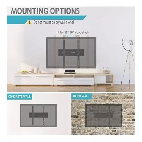  MOUNTUP Paquete de soportes de pared para TV para la mayoría de  televisores de 26 a 55 pulgadas : Electrónica