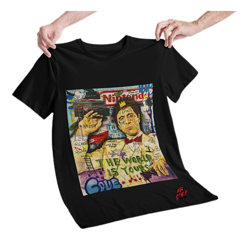 Camiseta Scarface/al Pacino Hombre Mr.style Exclusiva 
