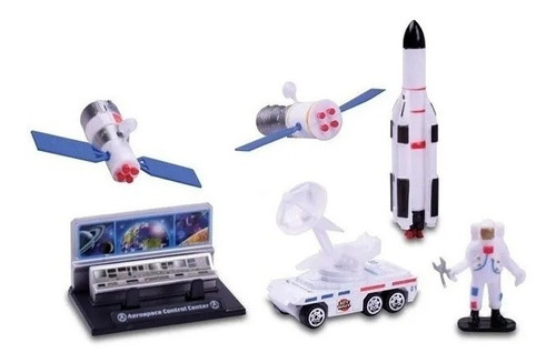 Set Figuras Astro Venture Space Playset Astronauta Espacial