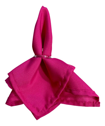Kit 2 Peças De Guardanapo De Mesa 30x30 Casa Laura Enxovais Cozinha Decoração Dobrável Fácil De Lavar Elegância E Durabilidade Design Atraente Pink