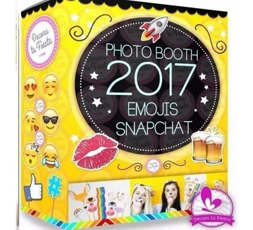 Kit Imprimible Photo Booth Prop Emojis + Empresarial