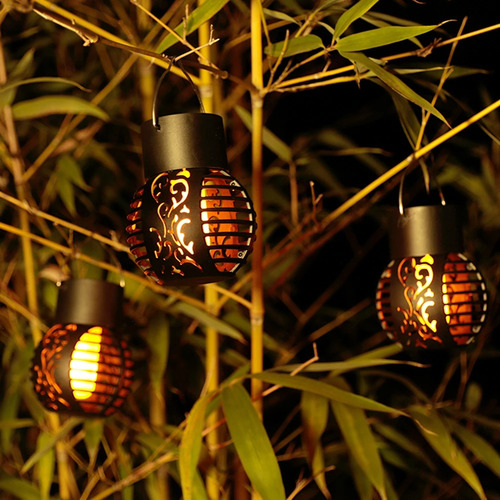 Luces Solares Para Exteriores, Linterna Retro, Colgantes