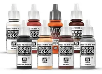 Comprar Combo Vallejo X8 Colores Set Para Pintar Maquetas Modelismo