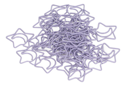 Clipes De Papel Pequenos, 100 Unidades Em Forma De Estrela R