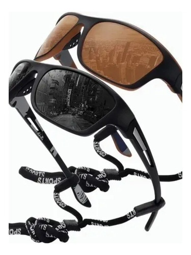 2 Gafas De Sol Polarizadas Para Hombre, Pesca, Viajes, Con