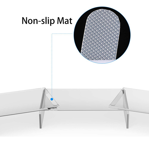 Soporte De Monitor X-cosrack Acrílico Doble Ajustable