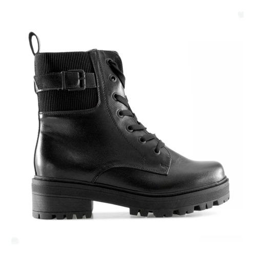 Bota Feminina Fushida 72231 Coturno Tratorado Ajuste Fivela