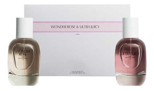 Perfumes Importado Zara Wonder Rose & Ultra Juicy Edt 2x50ml