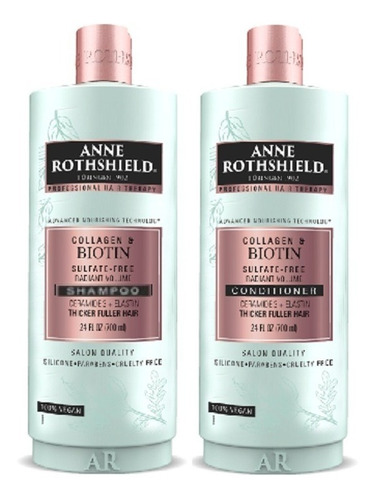 Anne Rothshield Shampoo Y Acondicionador Colageno Biotina
