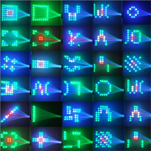 Lámpara De Luz De Escenario Led Pátria Rgbw 64pcs Led