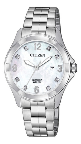 Citizen Ladies Quartz Crystal Dress Eu6080-58d .. Dcmstore F