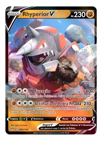 Rhyperior V, Escuridão Incandescente, Banco de Dados de Cards do Estampas  Ilustradas