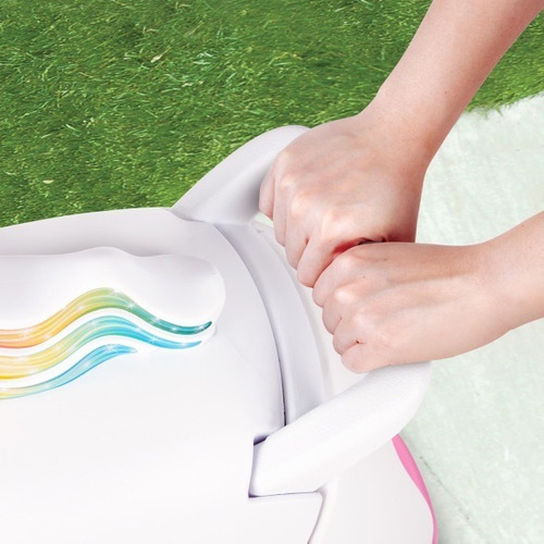 Quadriciclo Infantil Unicorn Com Buzina Chave Alça E Mais