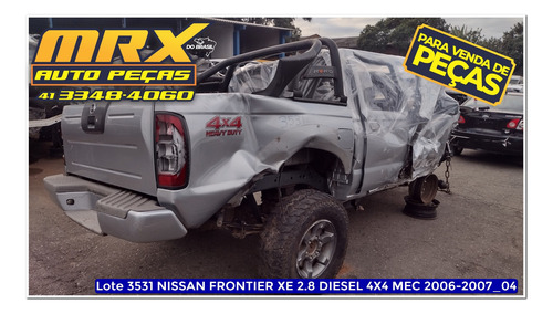 Sucata Nissan Frontier Xe 2.8 Diesel 4x4 Mec 2006 Peças