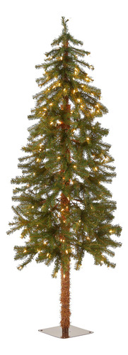 Árbol De Navidad Artificial Iluminado 1.52 Metros Cedro