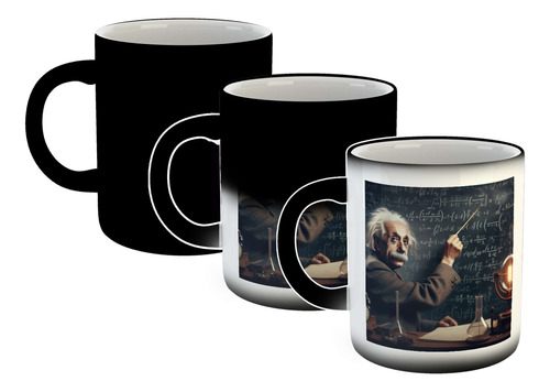 Taza Magica Einstein Enseñando Genio Cientifico